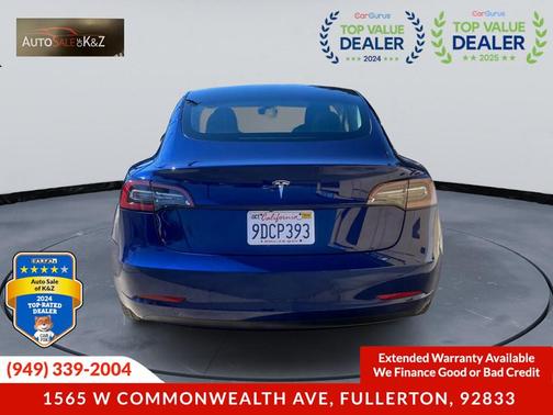 2022 Tesla Model 3 Standard Range