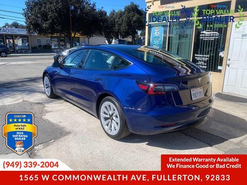 2022 Tesla Model 3 Standard Range