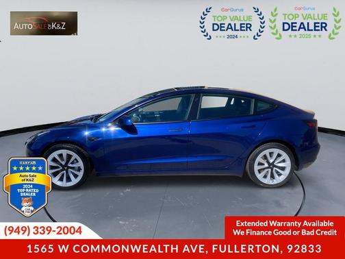 2022 Tesla Model 3 Standard Range