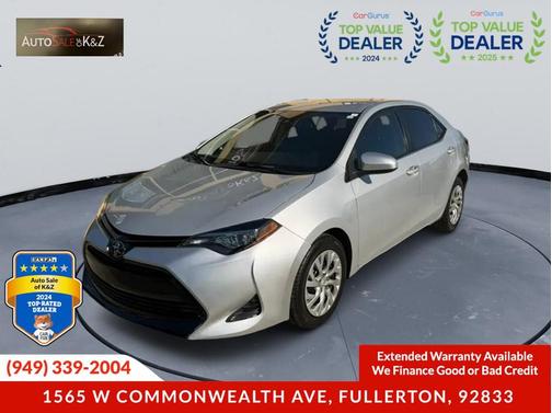 Classic Silver Metallic 2019 Toyota Corolla LE