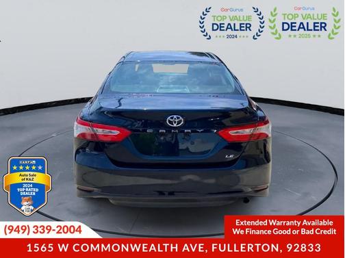 Galactic Aqua Mica 2018 Toyota Camry LE