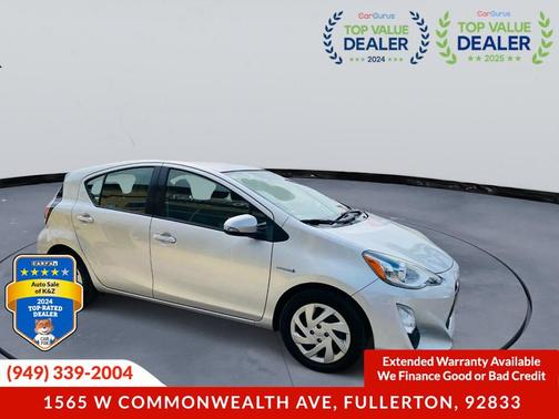 Classic Silver Metallic 2015 Toyota Prius c Two