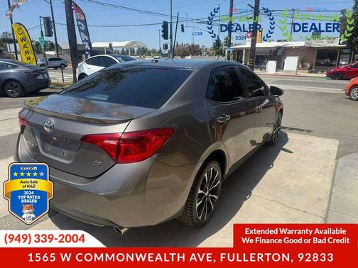 Falcon Gray Metallic 2017 Toyota Corolla SE