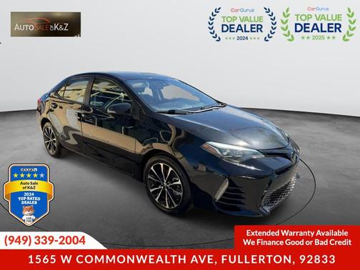 Black Sand Pearl 2019 Toyota Corolla SE