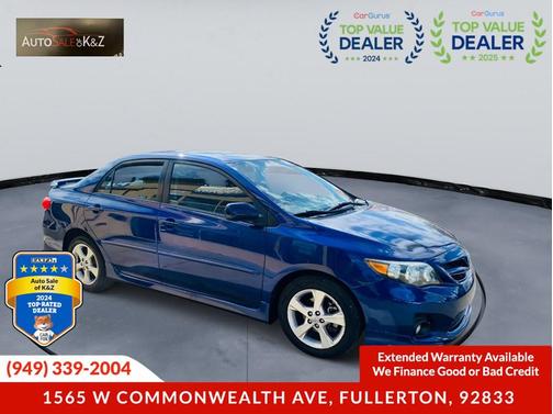 2012 Toyota Corolla S