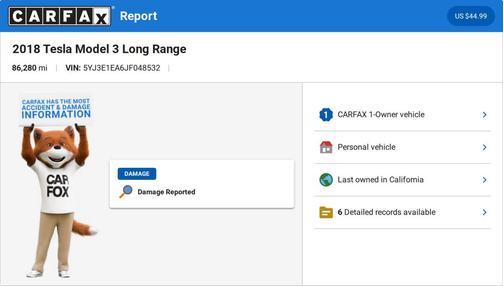 2018 Tesla Model 3 Long Range