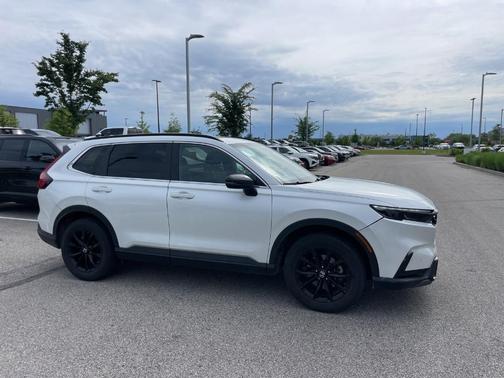White 2024 Honda CR-V Hybrid Sport