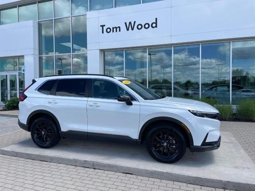 White 2024 Honda CR-V Hybrid Sport