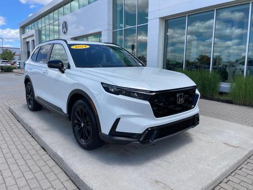 White 2024 Honda CR-V Hybrid Sport