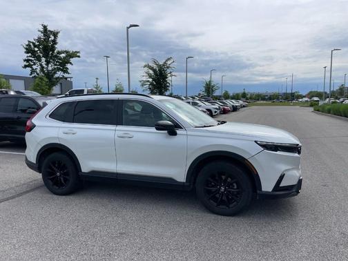 White 2024 Honda CR-V Hybrid Sport