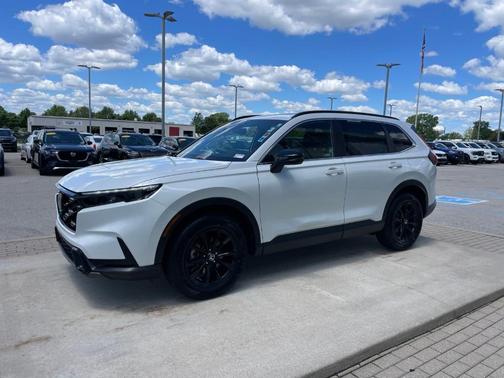 White 2024 Honda CR-V Hybrid Sport