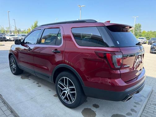 Ruby Red Metallic 2017 Ford Explorer sport