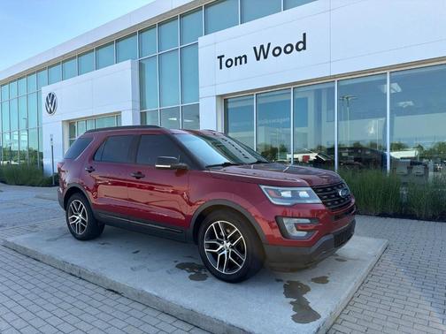 Ruby Red Metallic 2017 Ford Explorer sport