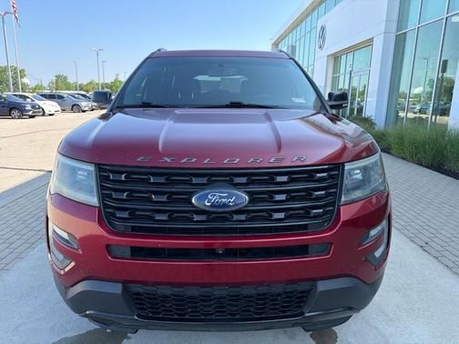 Ruby Red Metallic 2017 Ford Explorer sport
