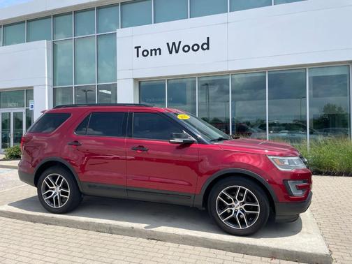 Ruby Red Metallic 2017 Ford Explorer sport