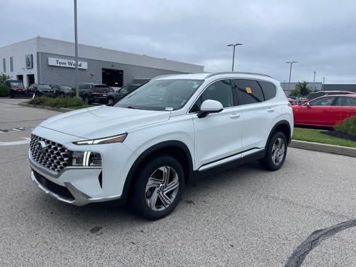 Quartz White 2022 Hyundai SANTA FE SEL
