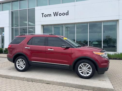 Red 2014 Ford Explorer XLT