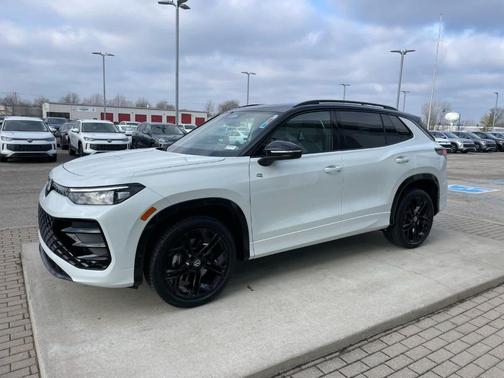 Opal White W/Deep Black Roof 2026 Volkswagen Tiguan 2.0T SE R-Line Black