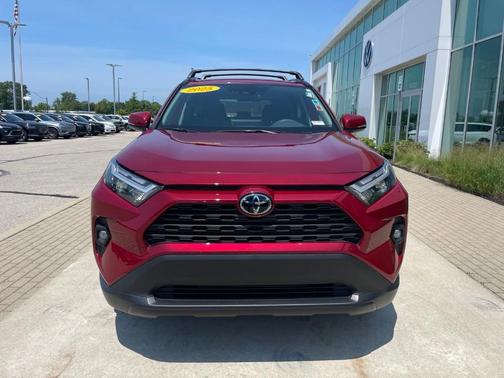 Ruby Flare Pearl 2025 Toyota RAV4 XLE Premium