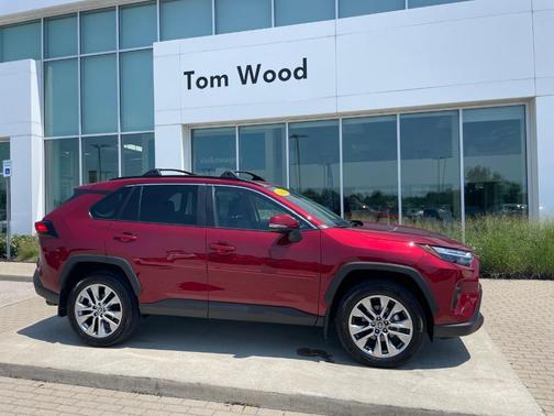 Ruby Flare Pearl 2025 Toyota RAV4 XLE Premium