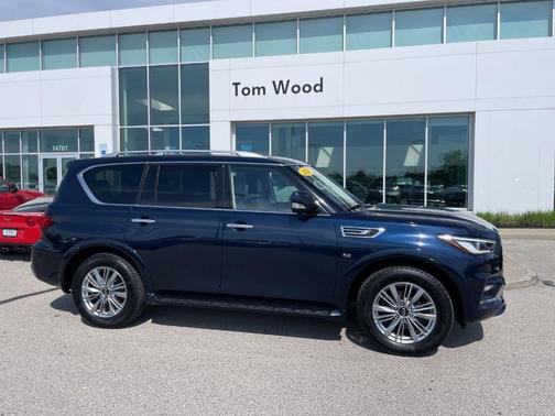 Hermosa Blue 2020 INFINITI QX80 Luxe
