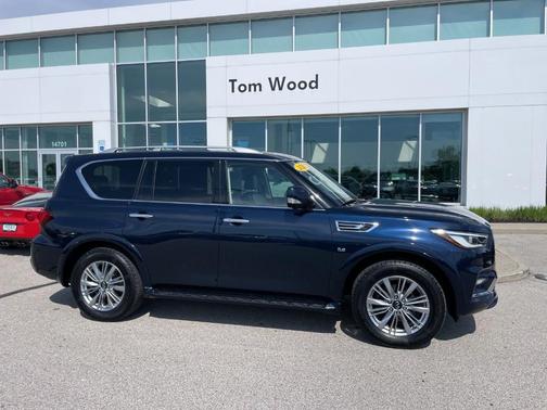 Hermosa Blue 2020 INFINITI QX80 Luxe
