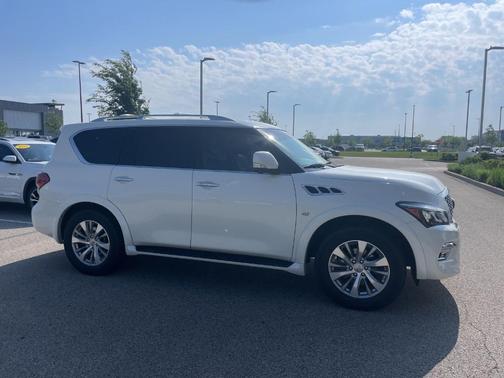 White 2015 INFINITI QX80 Base