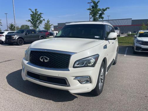White 2015 INFINITI QX80 Base