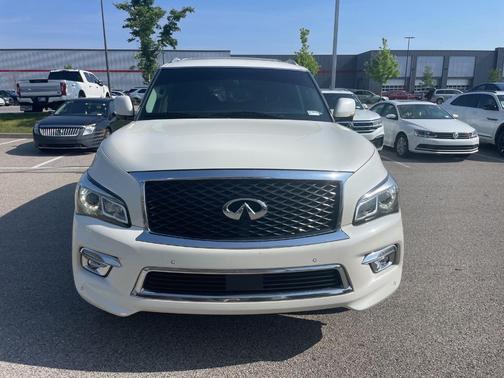 White 2015 INFINITI QX80 Base