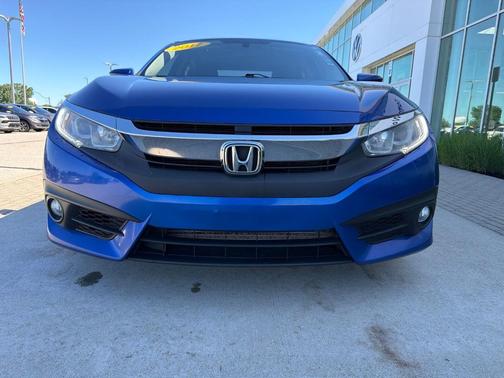 Blue 2017 Honda Civic EX-T