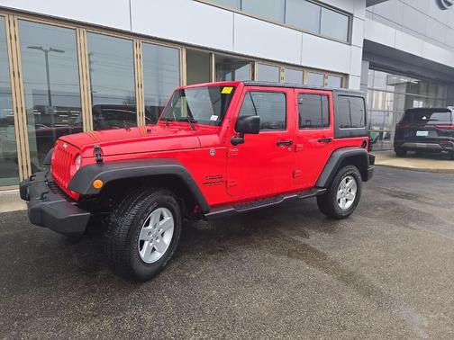 Firecracker Red Clearcoat 2016 Jeep Wrangler Unlimited Sport