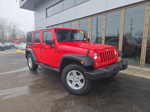 Firecracker Red Clearcoat 2016 Jeep Wrangler Unlimited Sport