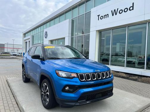 Hydro Blue Pearlcoat 2024 Jeep Compass Limited