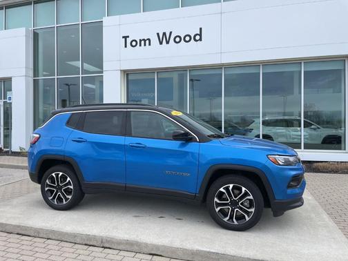 Hydro Blue Pearlcoat 2024 Jeep Compass Limited