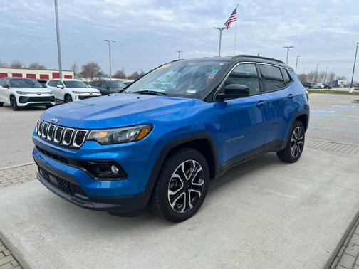 Hydro Blue Pearlcoat 2024 Jeep Compass Limited