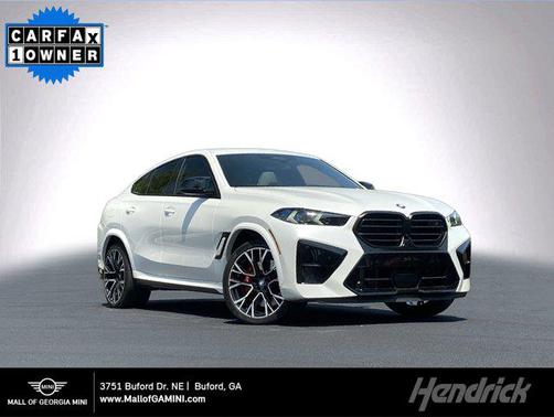 Mineral White Metallic 2025 BMW X6 M Sports Activity Coupe