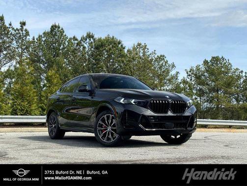 Black Sapphire Metallic 2024 BMW X6 xDrive40i