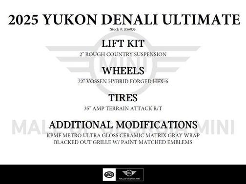 2025 GMC Yukon Denali Ultimate