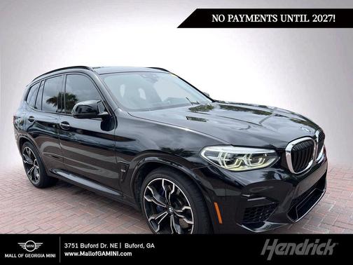 Black Sapphire Metallic 2020 BMW X3 M Competition