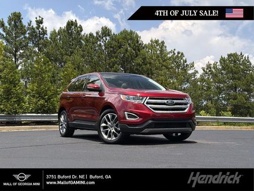Ruby Red Metallic Tinted Clearcoat 2018 Ford Edge Titanium