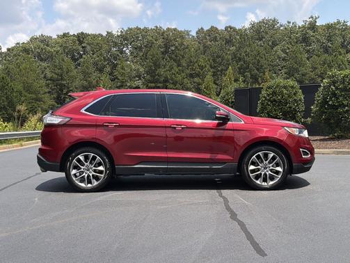 Ruby Red Metallic Tinted Clearcoat 2018 Ford Edge Titanium