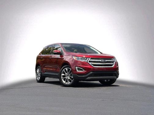 Ruby Red Metallic Tinted Clearcoat 2018 Ford Edge Titanium