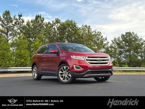 Ruby Red Metallic Tinted Clearcoat 2018 Ford Edge Titanium