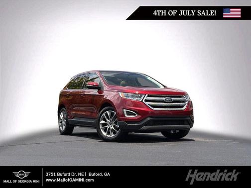 Ruby Red Metallic Tinted Clearcoat 2018 Ford Edge Titanium