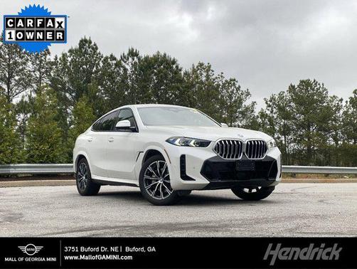 Mineral White Metallic 2024 BMW X6 xDrive40i