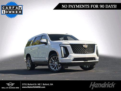 Crystal White Tricoat 2025 Cadillac Escalade Premium Luxury