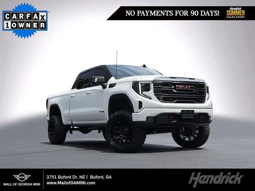 Summit White 2024 GMC Sierra 1500 AT4