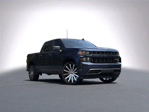 Northsky Blue Metallic 2021 Chevrolet Silverado 1500 Custom