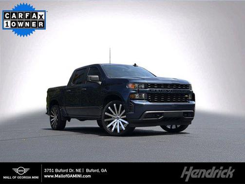 Northsky Blue Metallic 2021 Chevrolet Silverado 1500 Custom