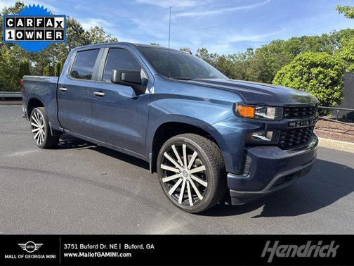 Northsky Blue Metallic 2021 Chevrolet Silverado 1500 Custom